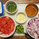 Some basic shakshuka elements